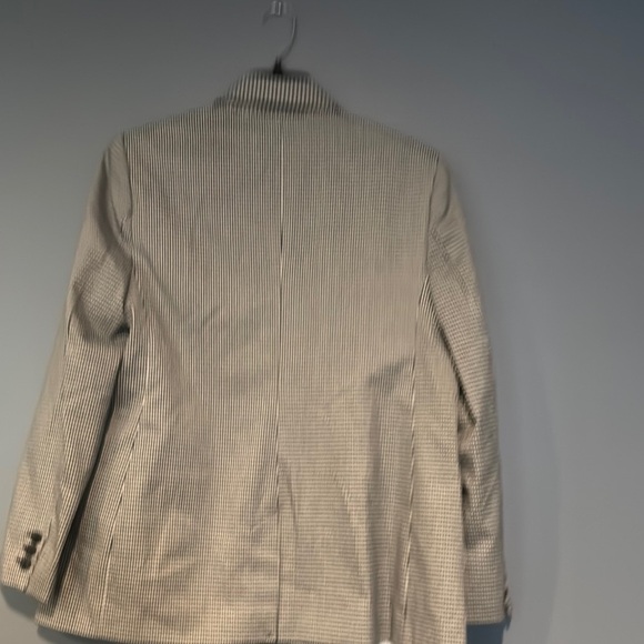 Topshop Black and White Blazer Modern Tailored Fit - Picture 7 of 7